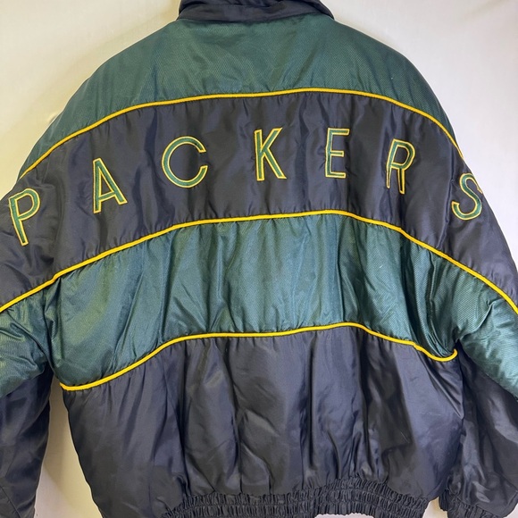 Vintage 90s Pro Player Green Bay Packers Jacket Mens large NFL - Picture 2 of 10